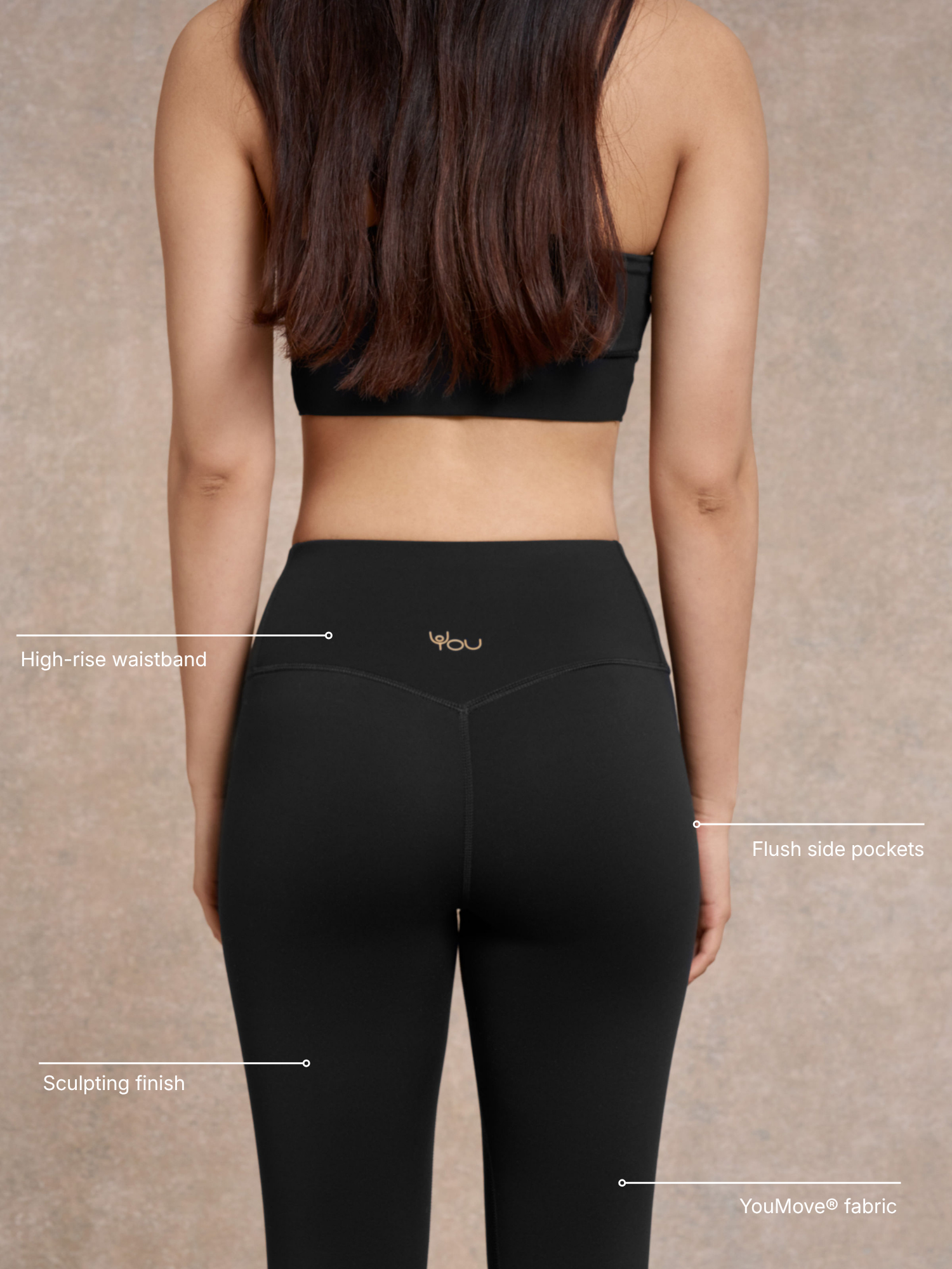 Walton 7/8-Leggings | schwarz