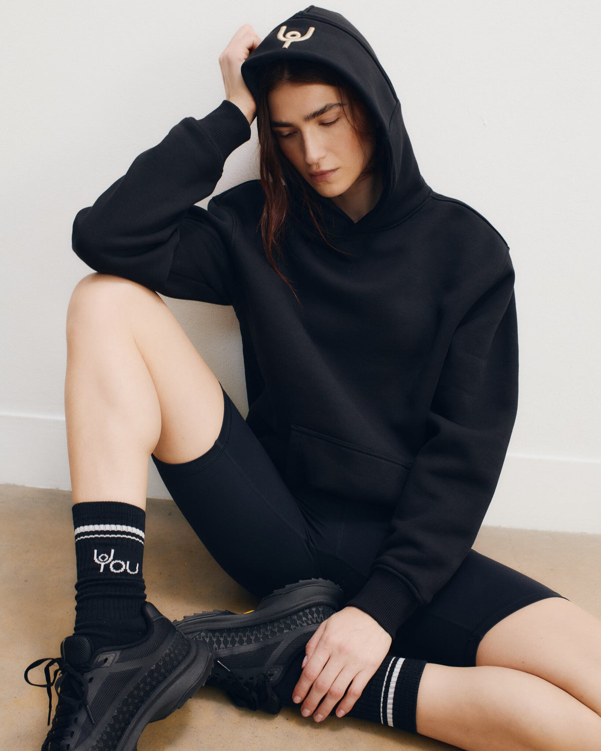 YOU logo 3 pack Socks| black