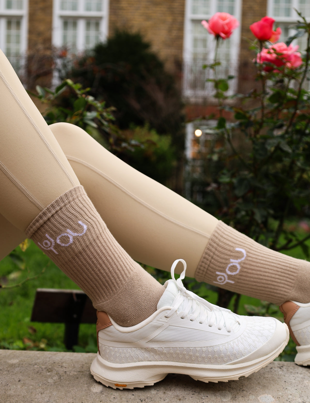 logo 3 pack Socks barley