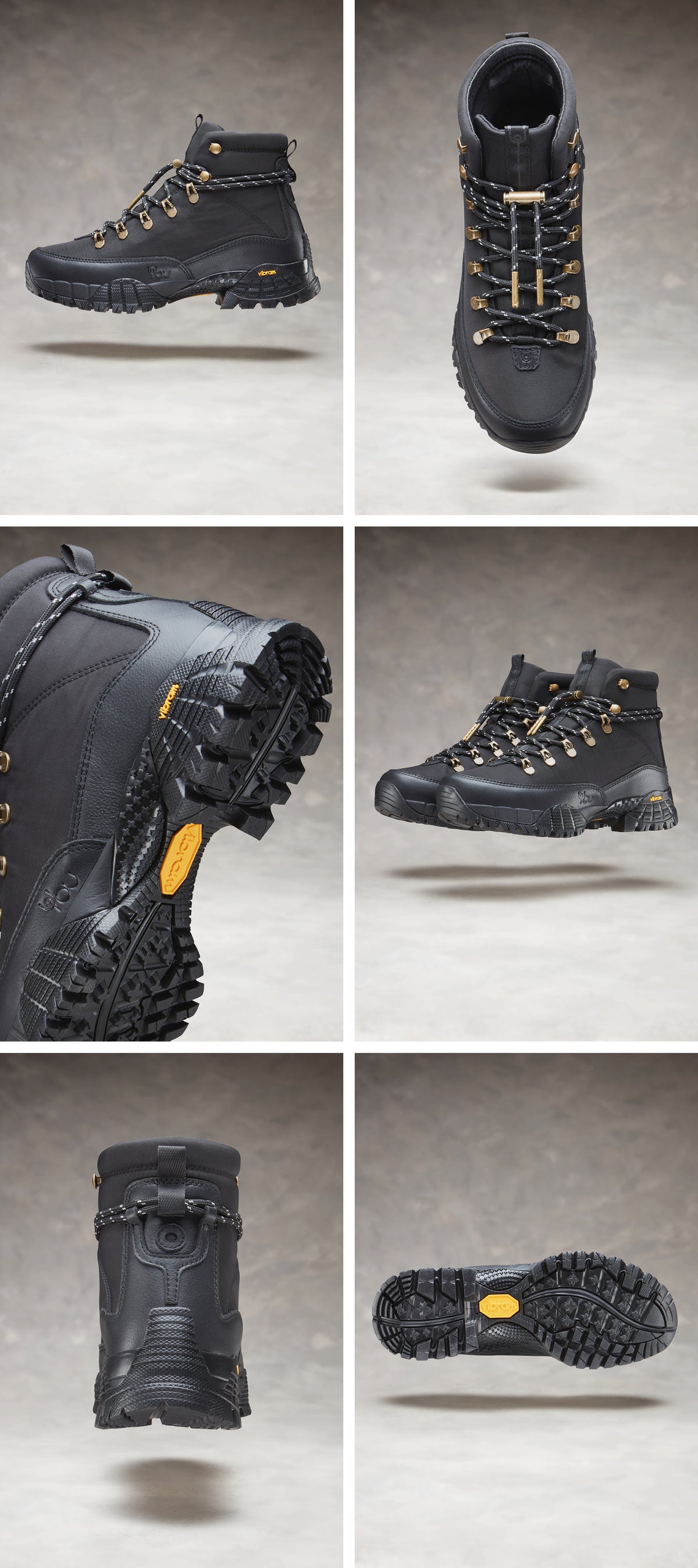 Bradgate Wanderstiefel | Schwarz
