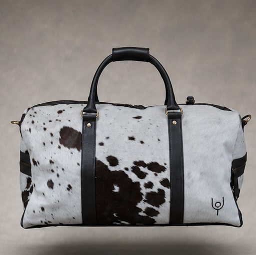 Manor Printed Cowhide Holdall