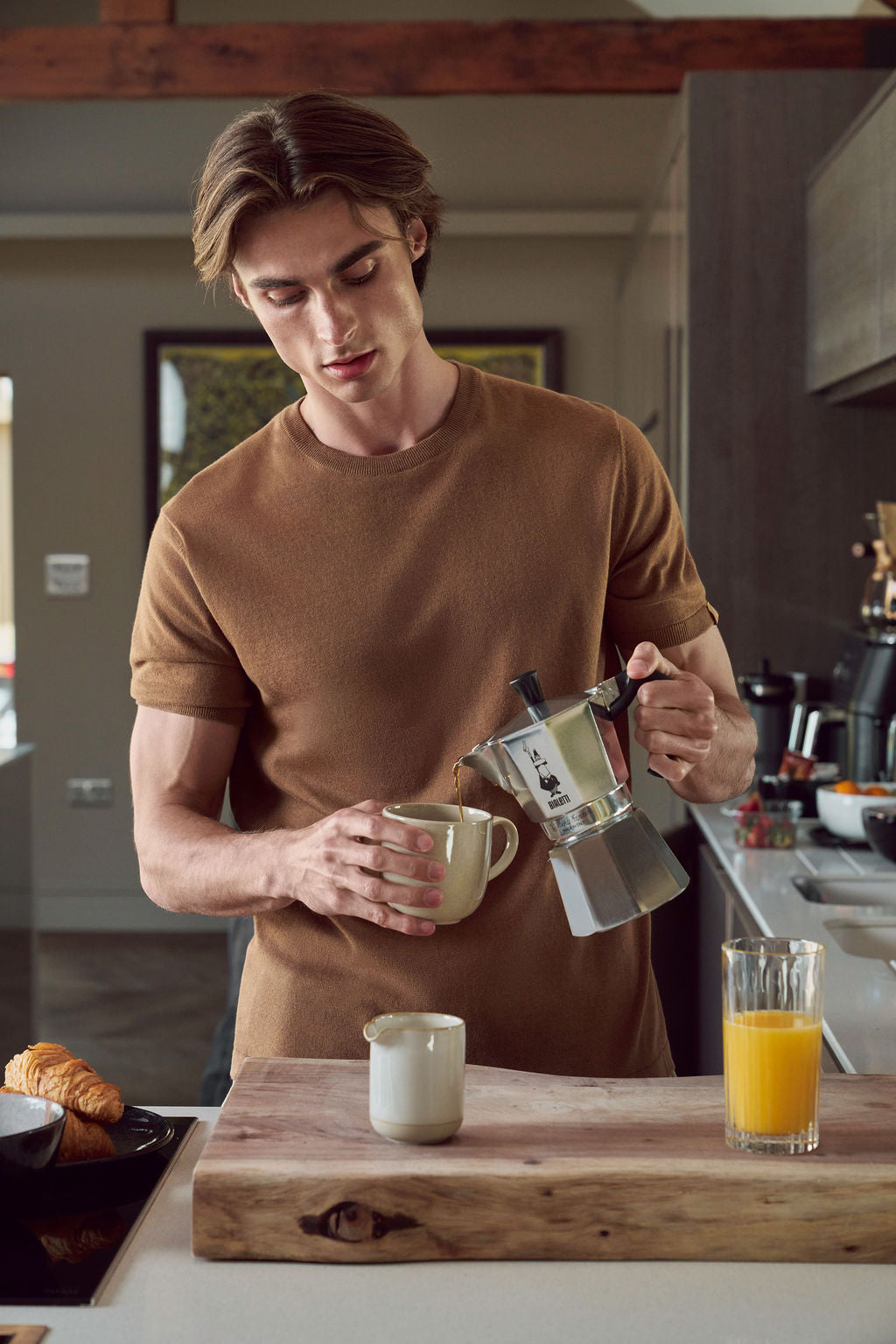 Saddington Camiseta de punto | camel