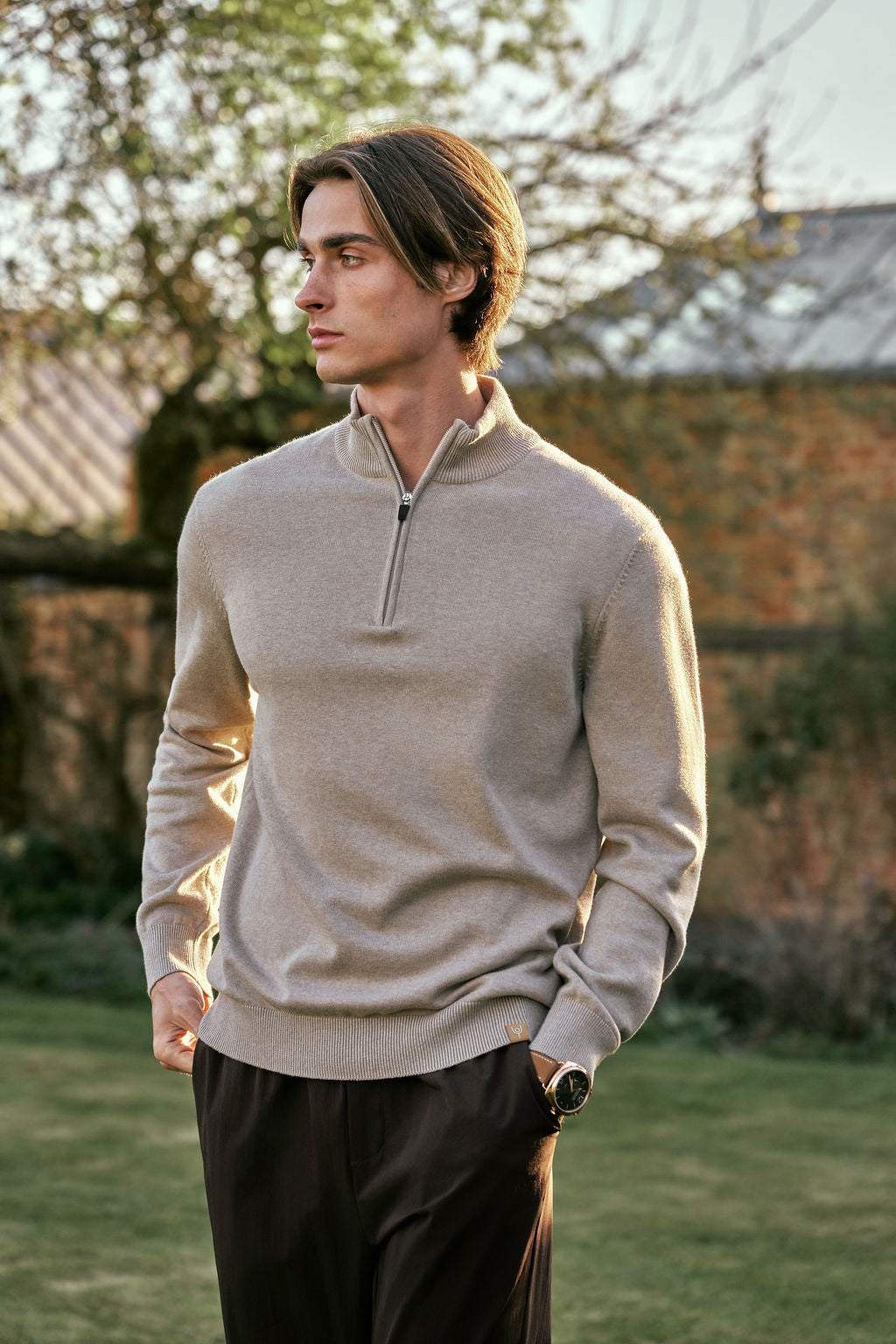 Woodhouse Strickpullover | Rehbraun