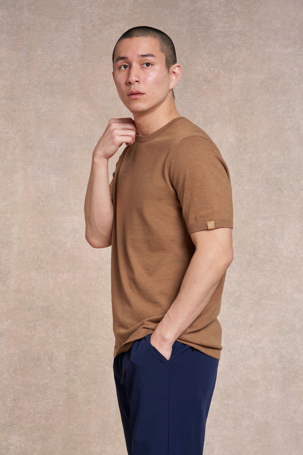 Saddington Camiseta de punto | camel