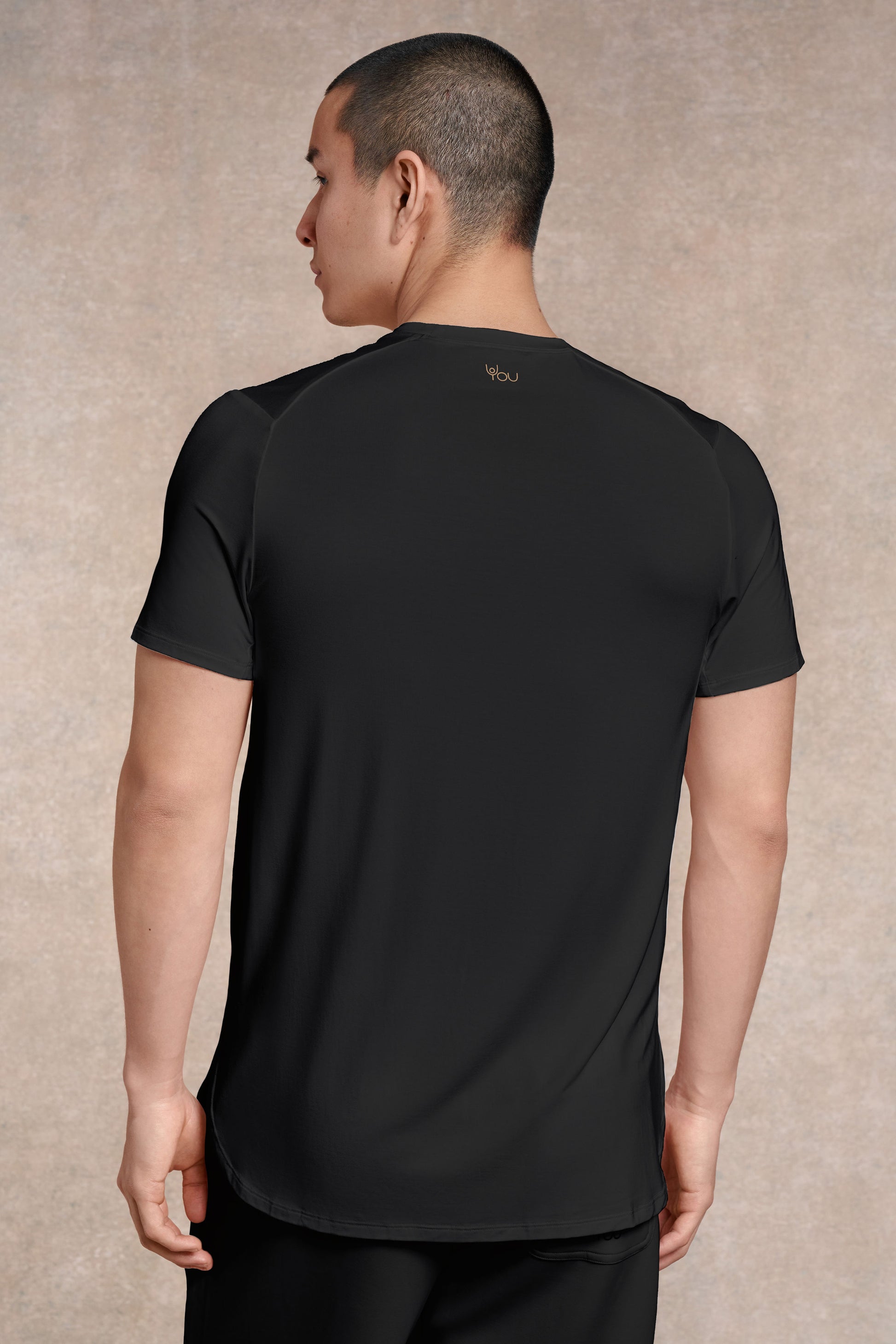 Soft Side Split T- Shirt | black