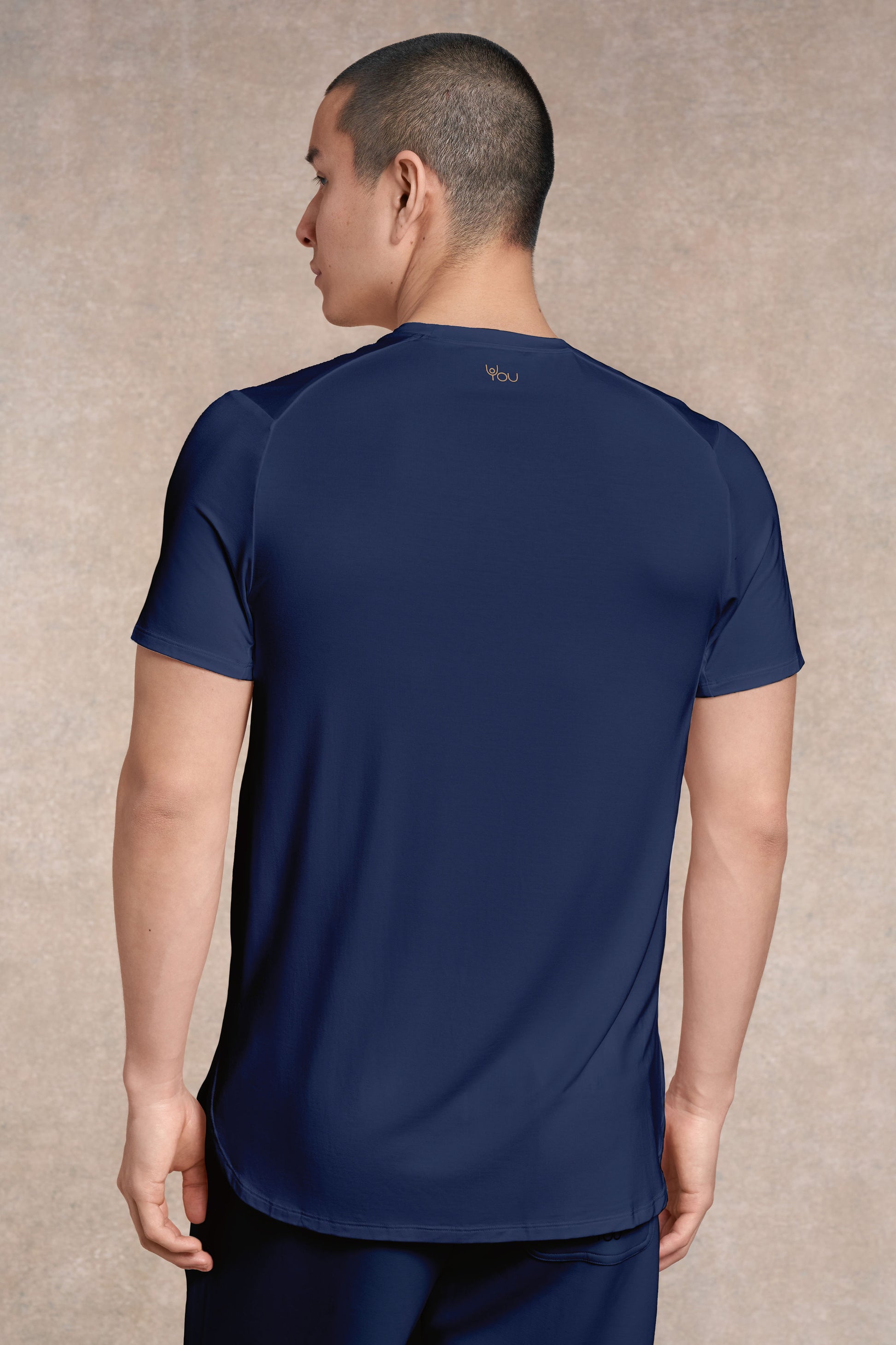 Soft Side Split T- Shirt | navy