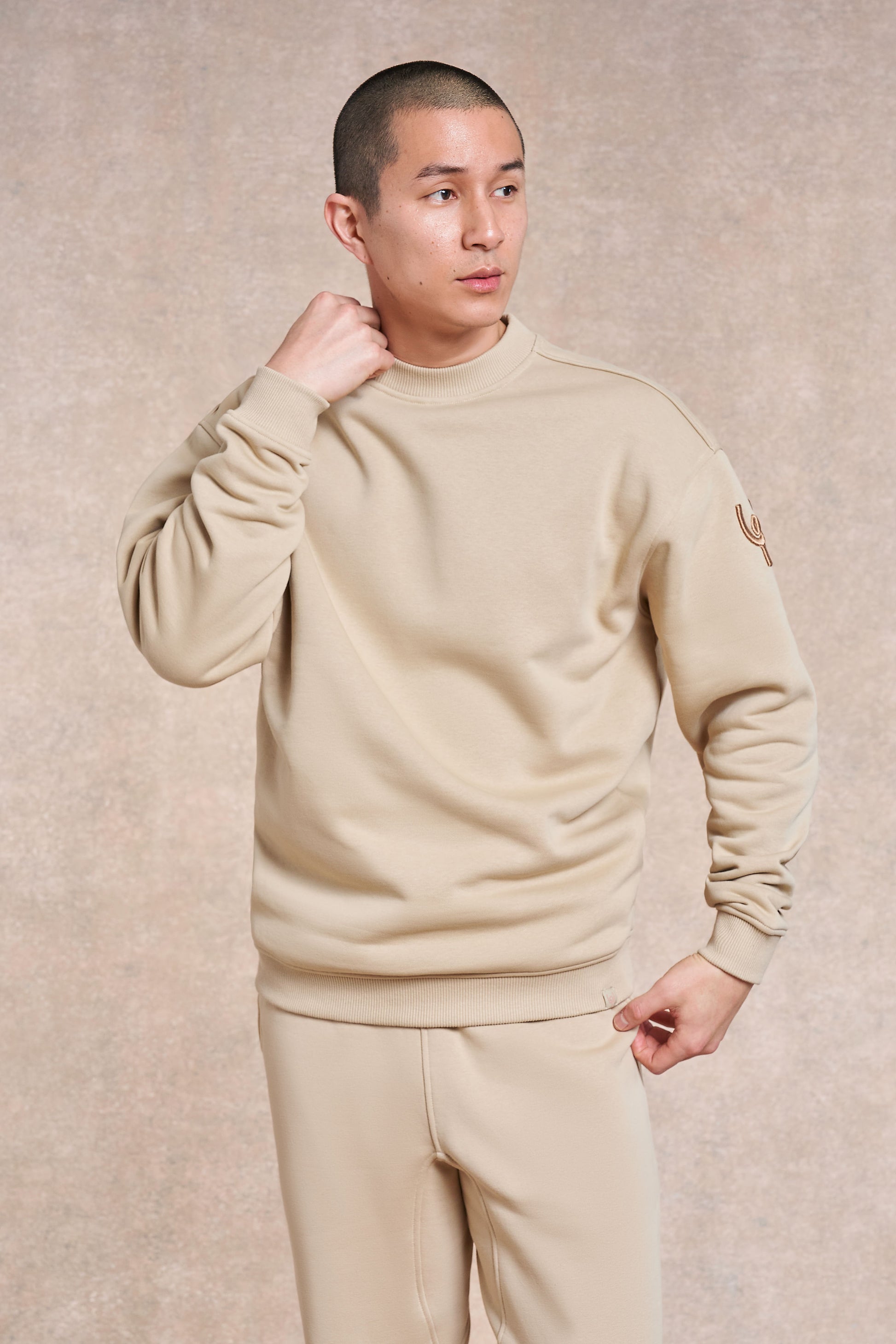 Pleatling Sweatshirt  | barley