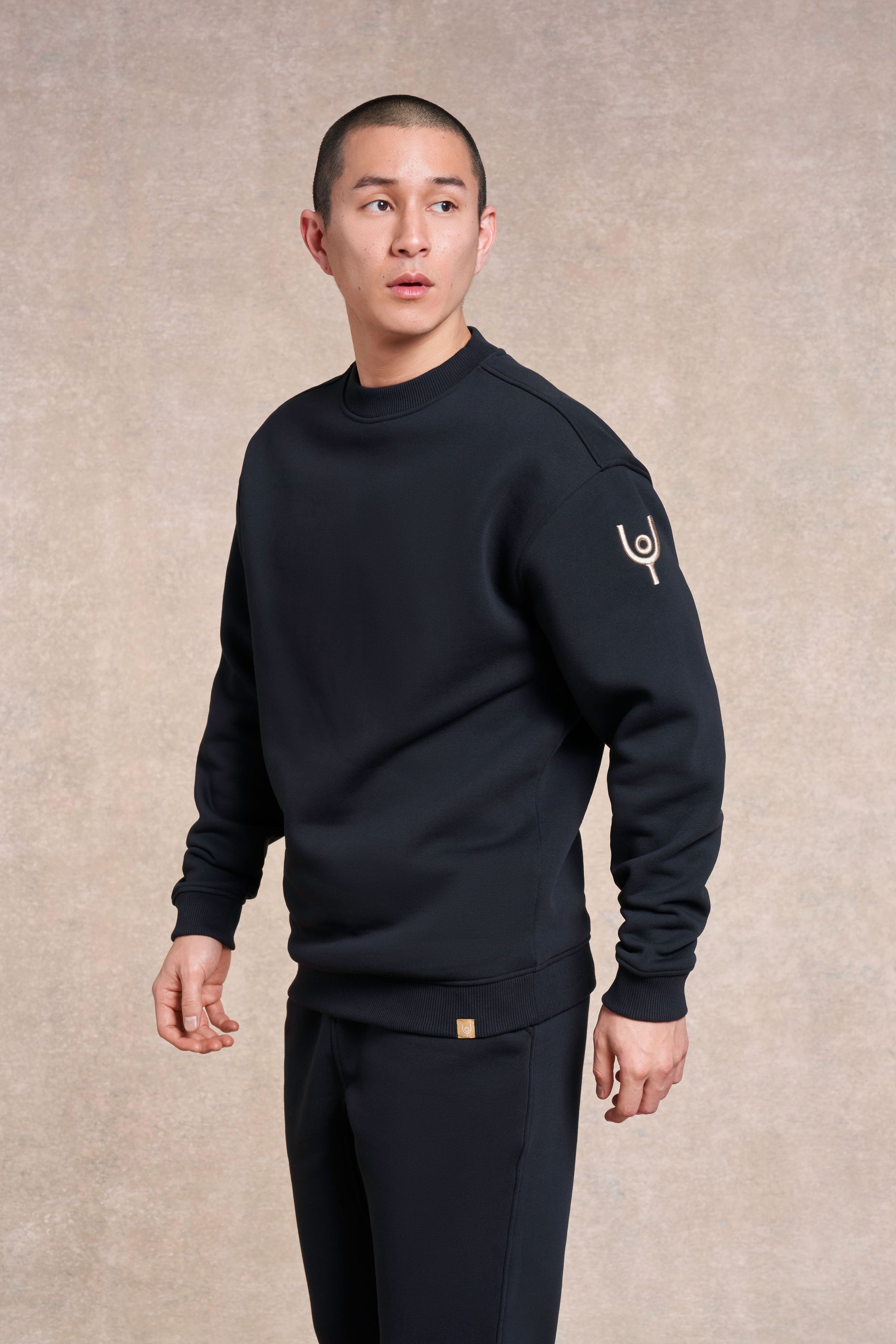 Pleatling Sweatshirt | black