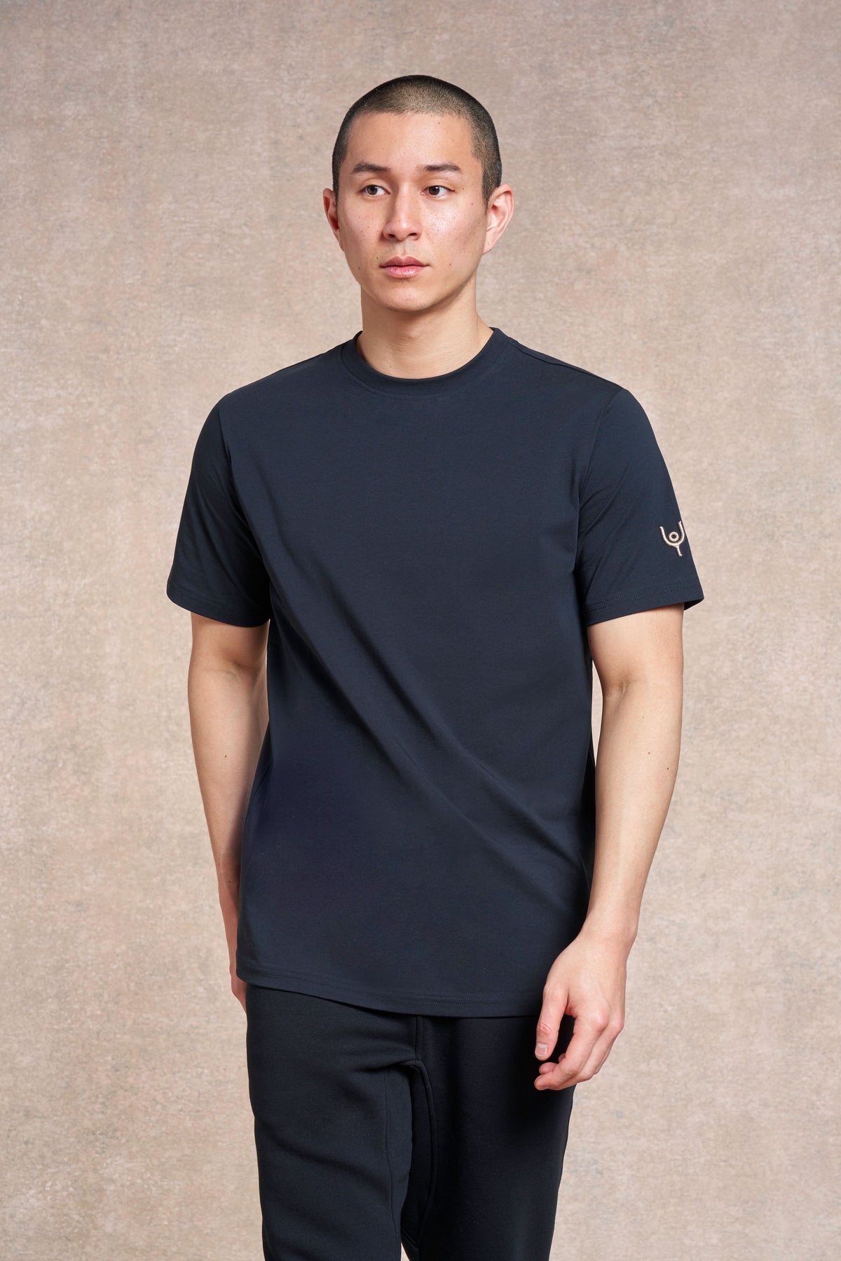 Arnesby Embroidered Logo Cotton T-Shirt