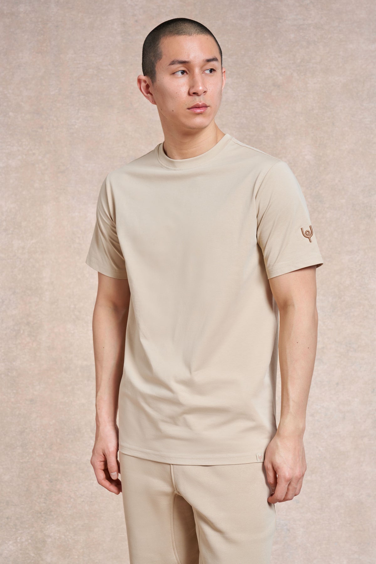 Arnesby Embroidered Logo Cotton T-Shirt