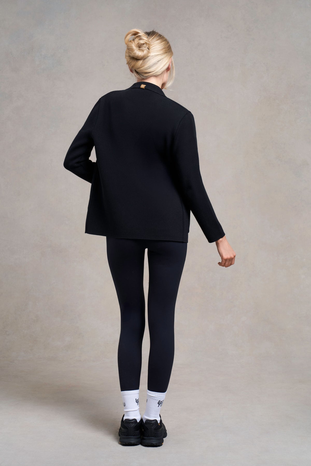 Langton Slim Fit Knitted Cotton Blazer
