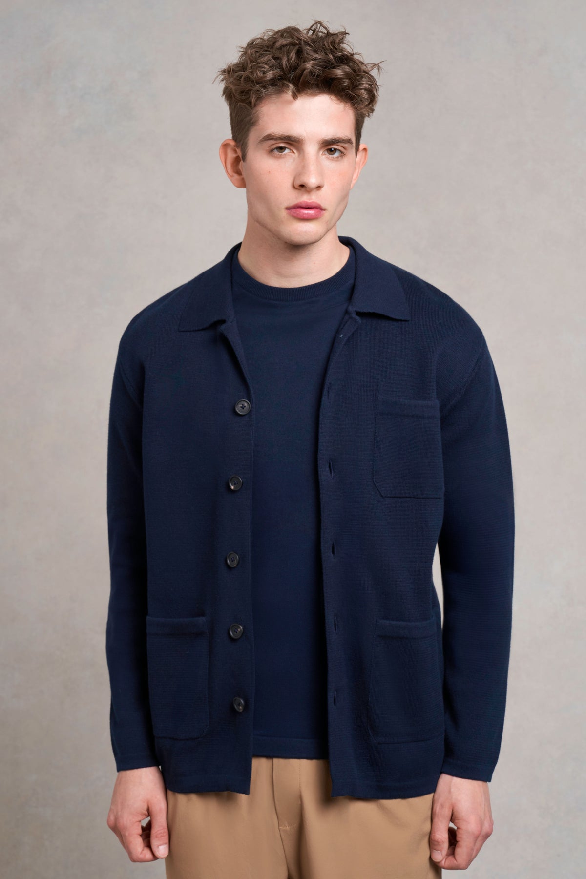 Wilson Knitted Cotton Overshirt