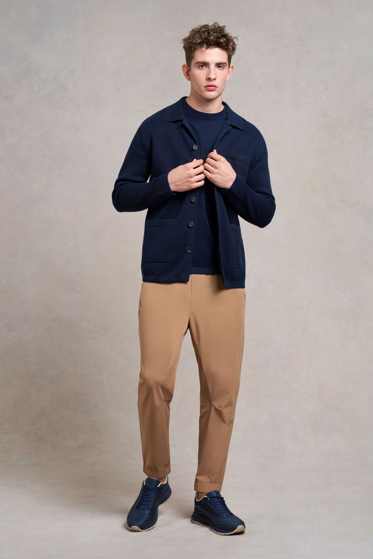 Wilson Strickhemd | Marineblau
