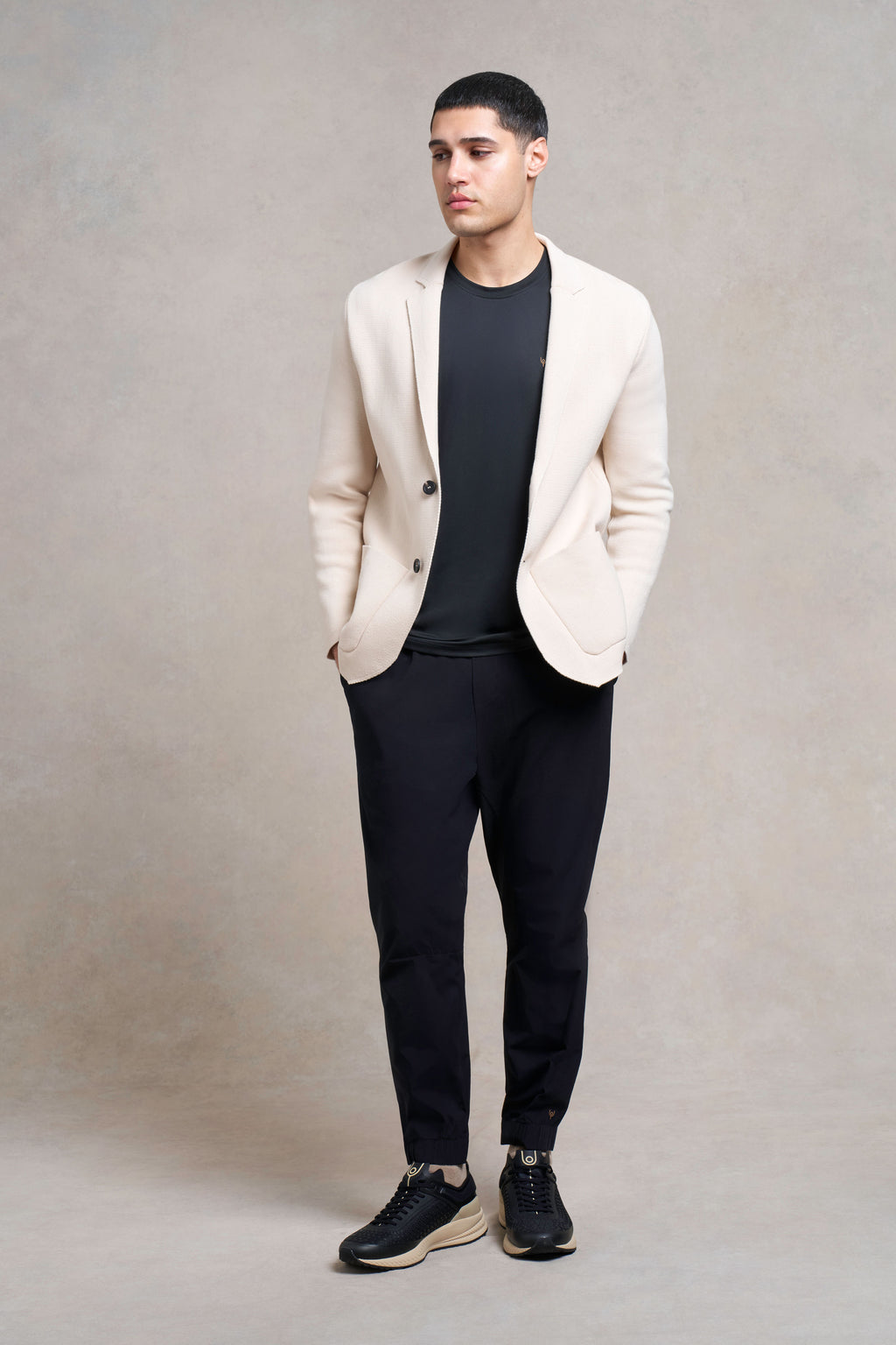 Charley Knitted Blazer | ecru