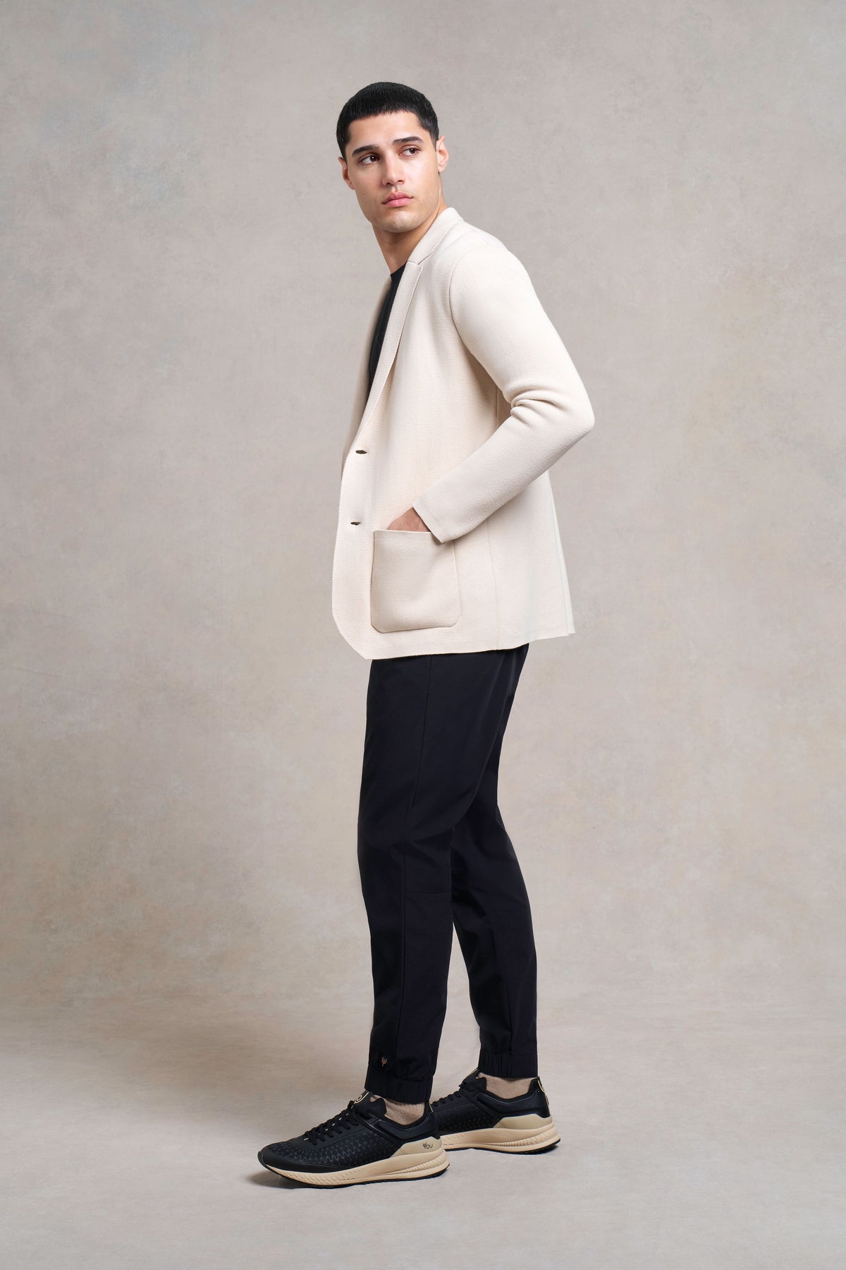 Charley Strickblazer | ecru