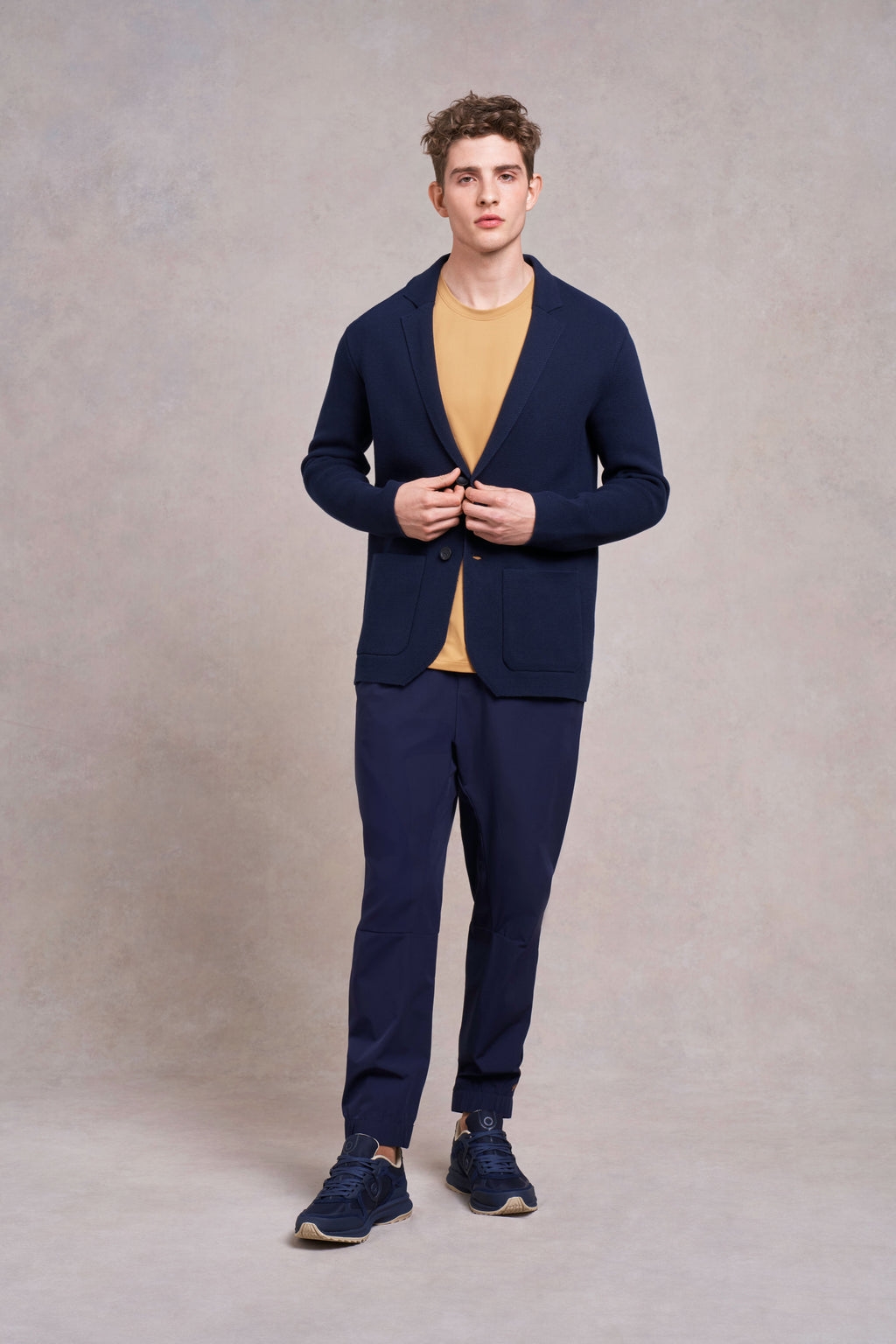 Charley Knitted Blazer | navy