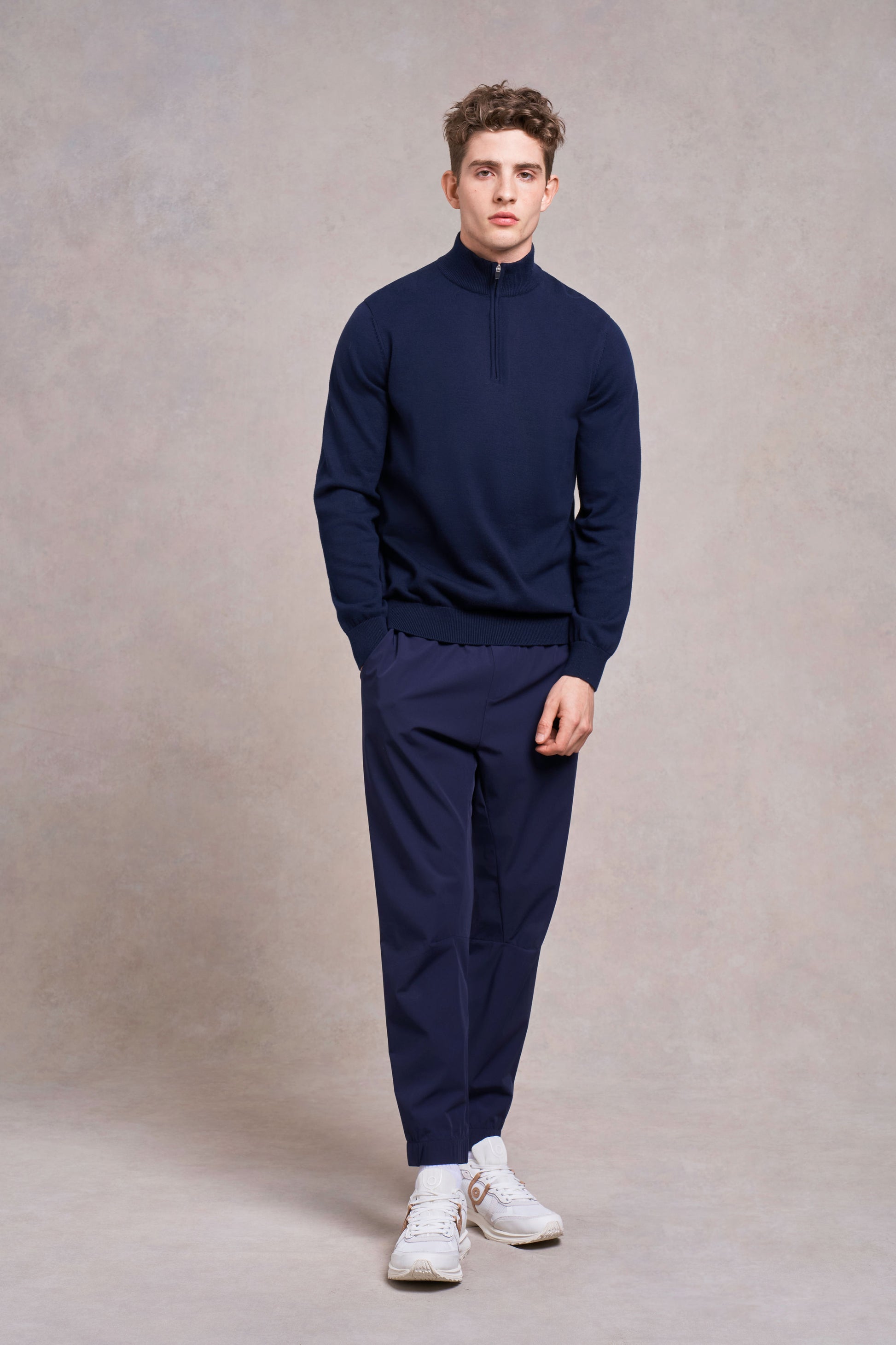 Woodhouse Knitted Jumper | navy