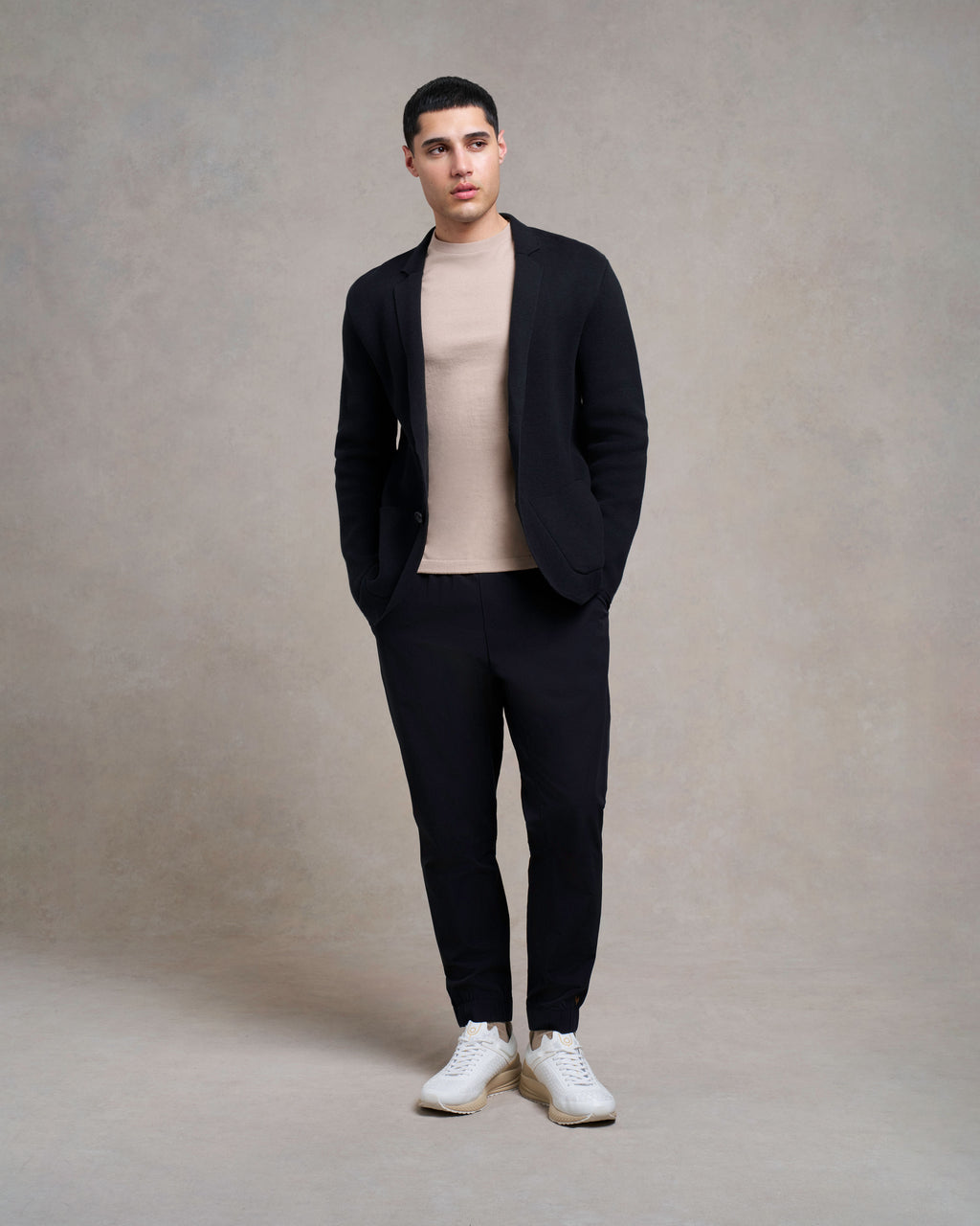 Charley Knitted Blazer | black