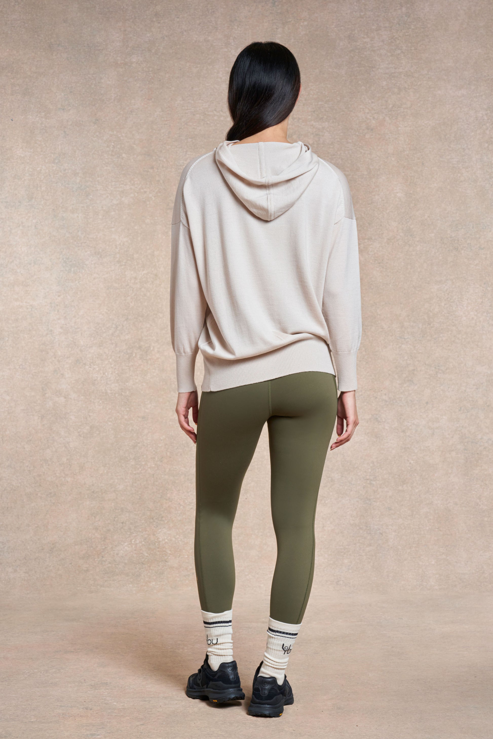 Beeby Knitted Hooded Jumper | shell