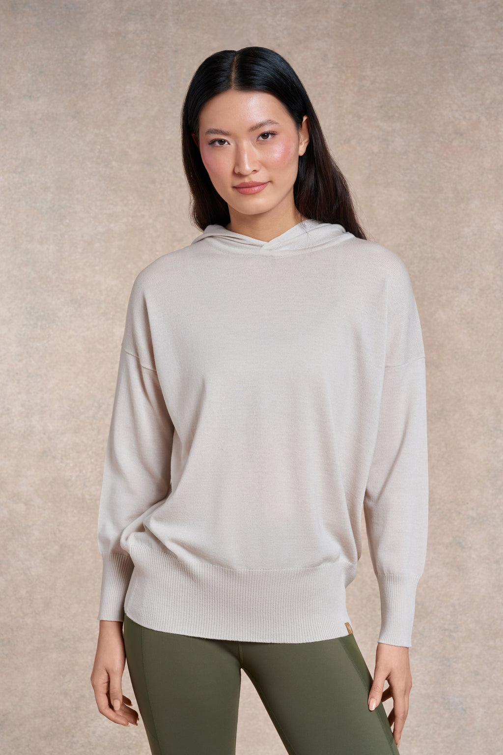 Beeby Knitted Hooded Jumper | shell