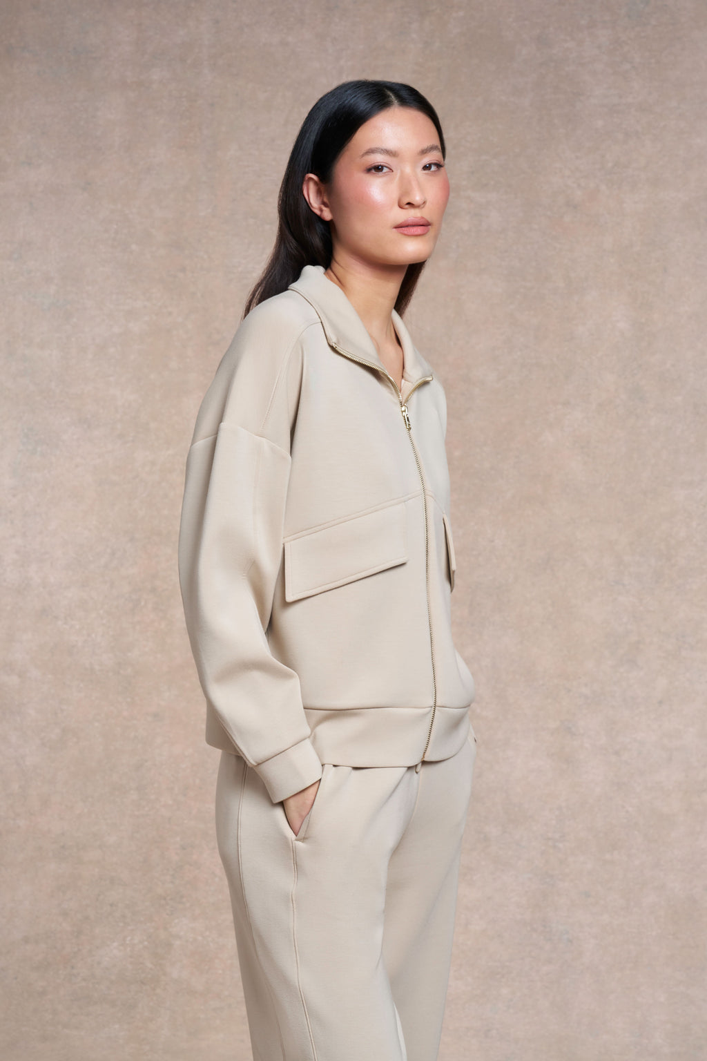 Oakland Zip Through Sweatshirt | barley