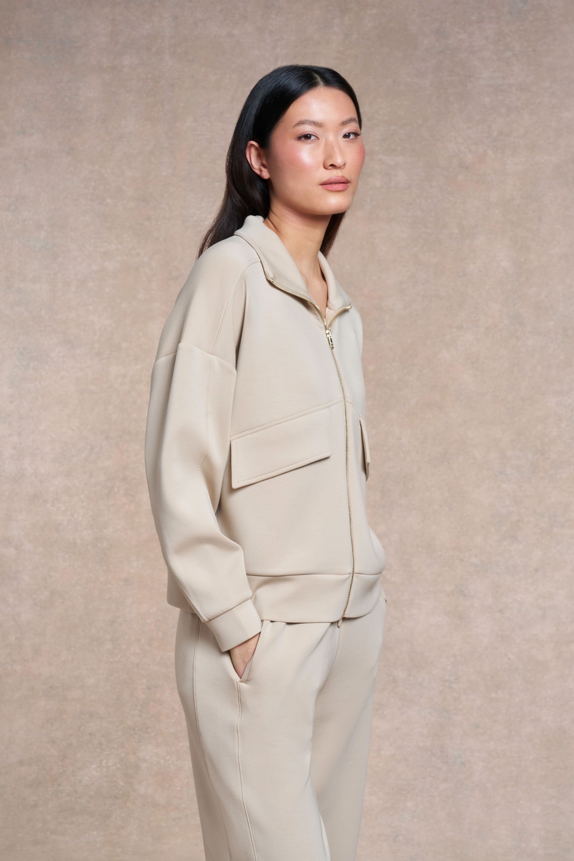 Oakland Zip Through Sweatshirt | barley