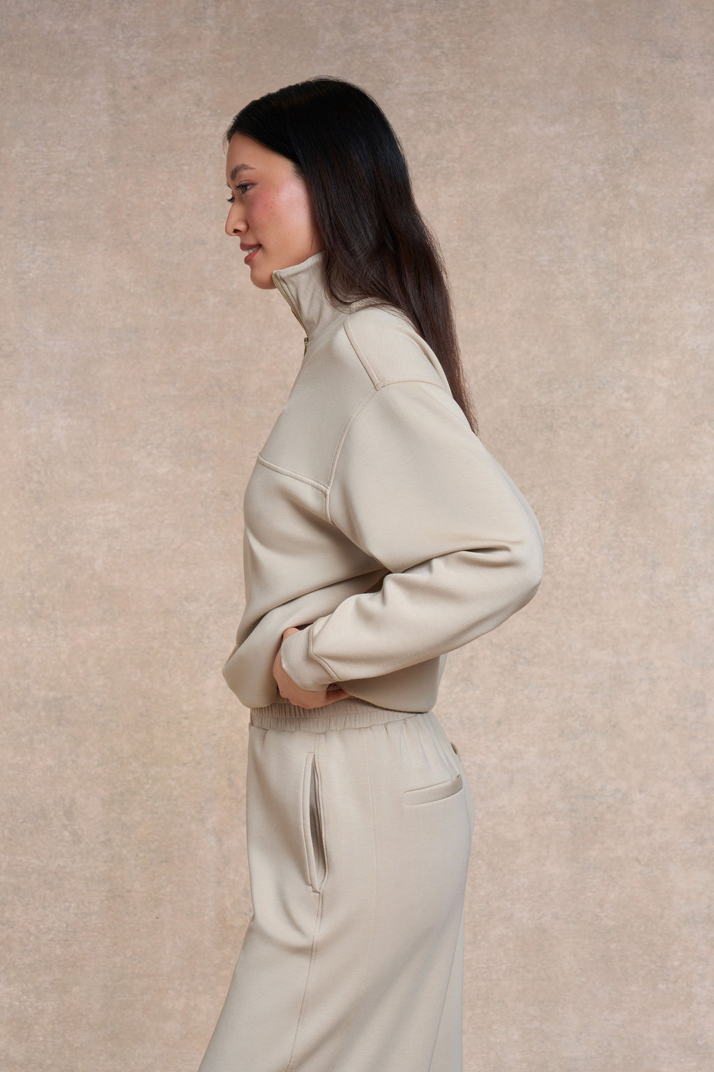 Foxton Wide Leg Jogger | barley
