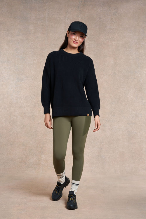 Appleby Knitted Jumper | black