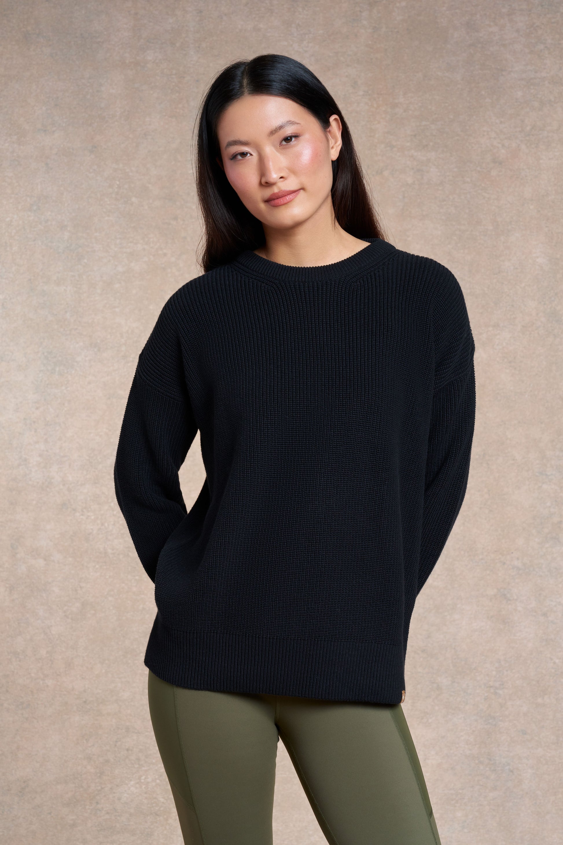 Appleby Knitted Jumper | black