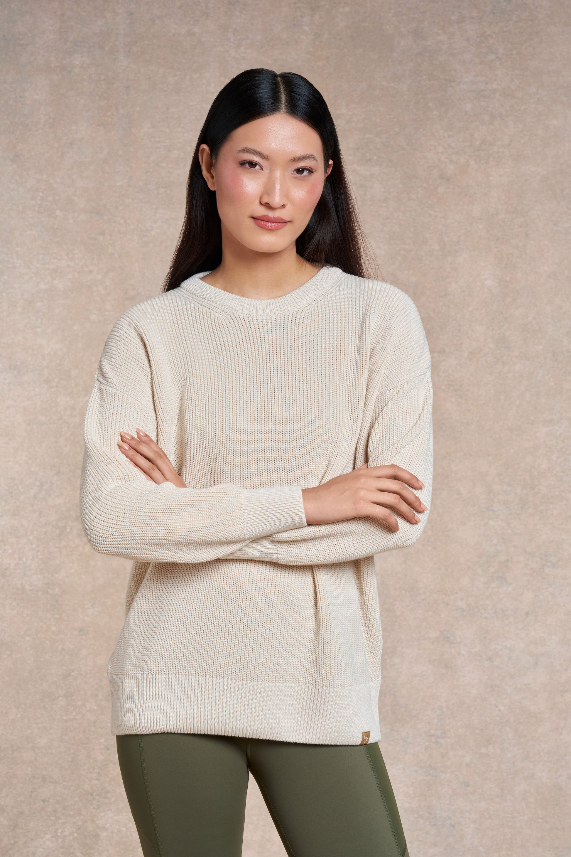 Appleby Knitted Jumper | ecru