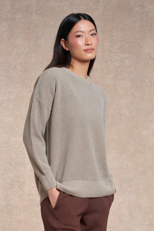 Appleby Knitted Jumper | fawn