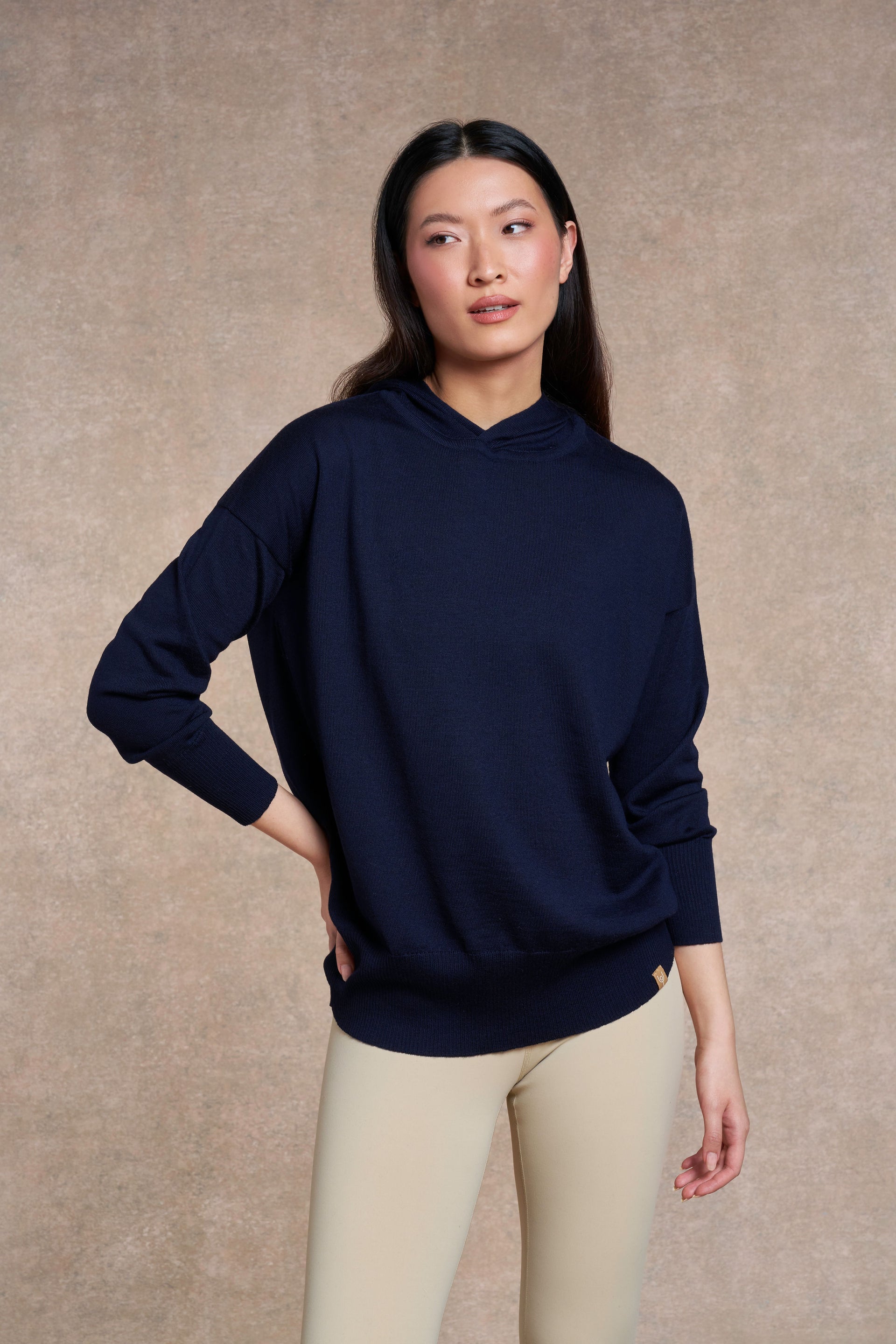 Beeby Knitted Hooded Jumper