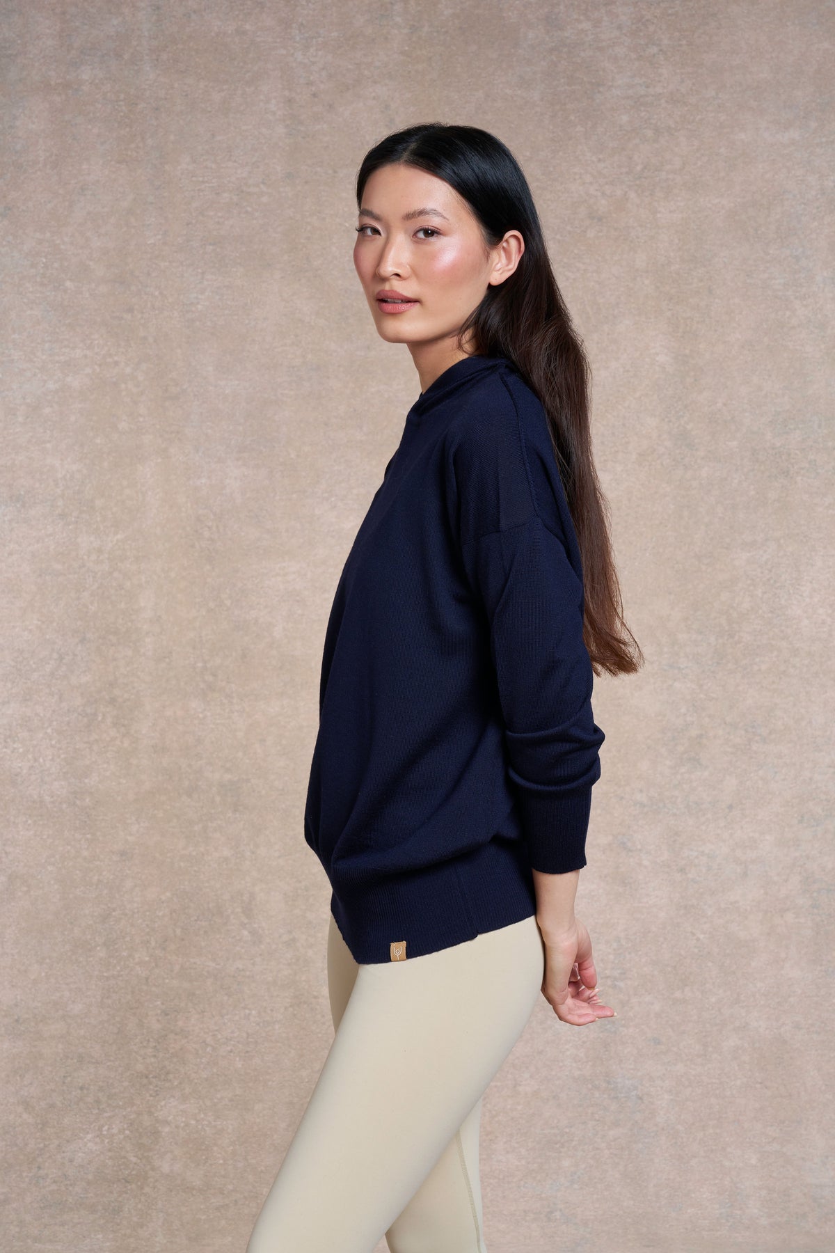 Beeby Dropped Shoulder Merino Hoodie