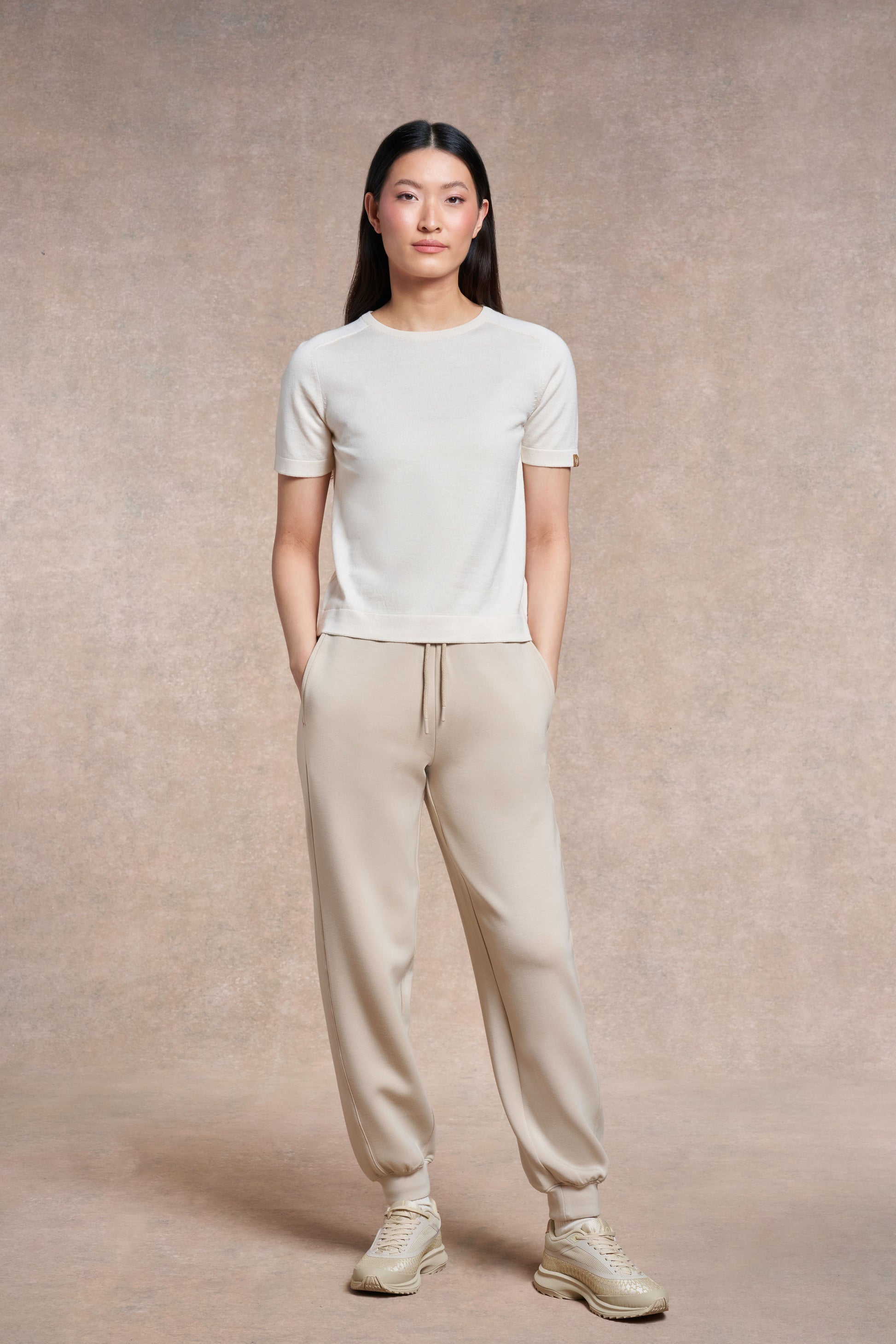 Somerby Knitted T-Shirt | ecru