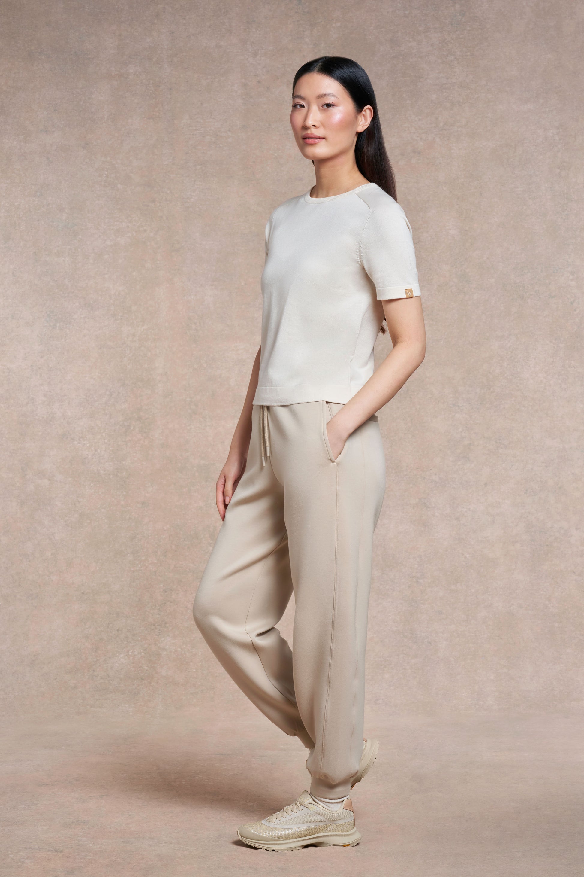 Somerby Knitted T-Shirt | ecru