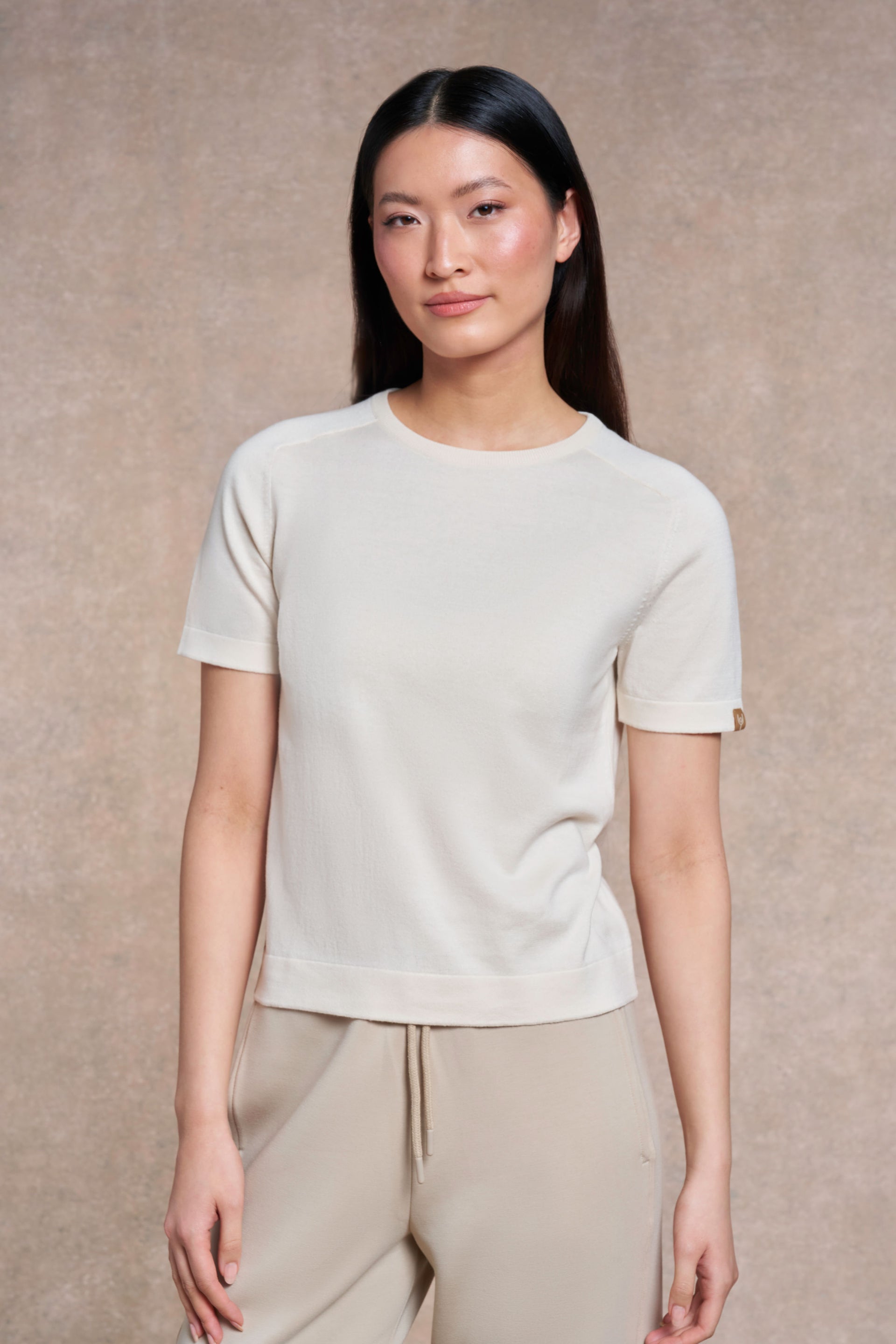 Somerby Knitted T Shirt ecru