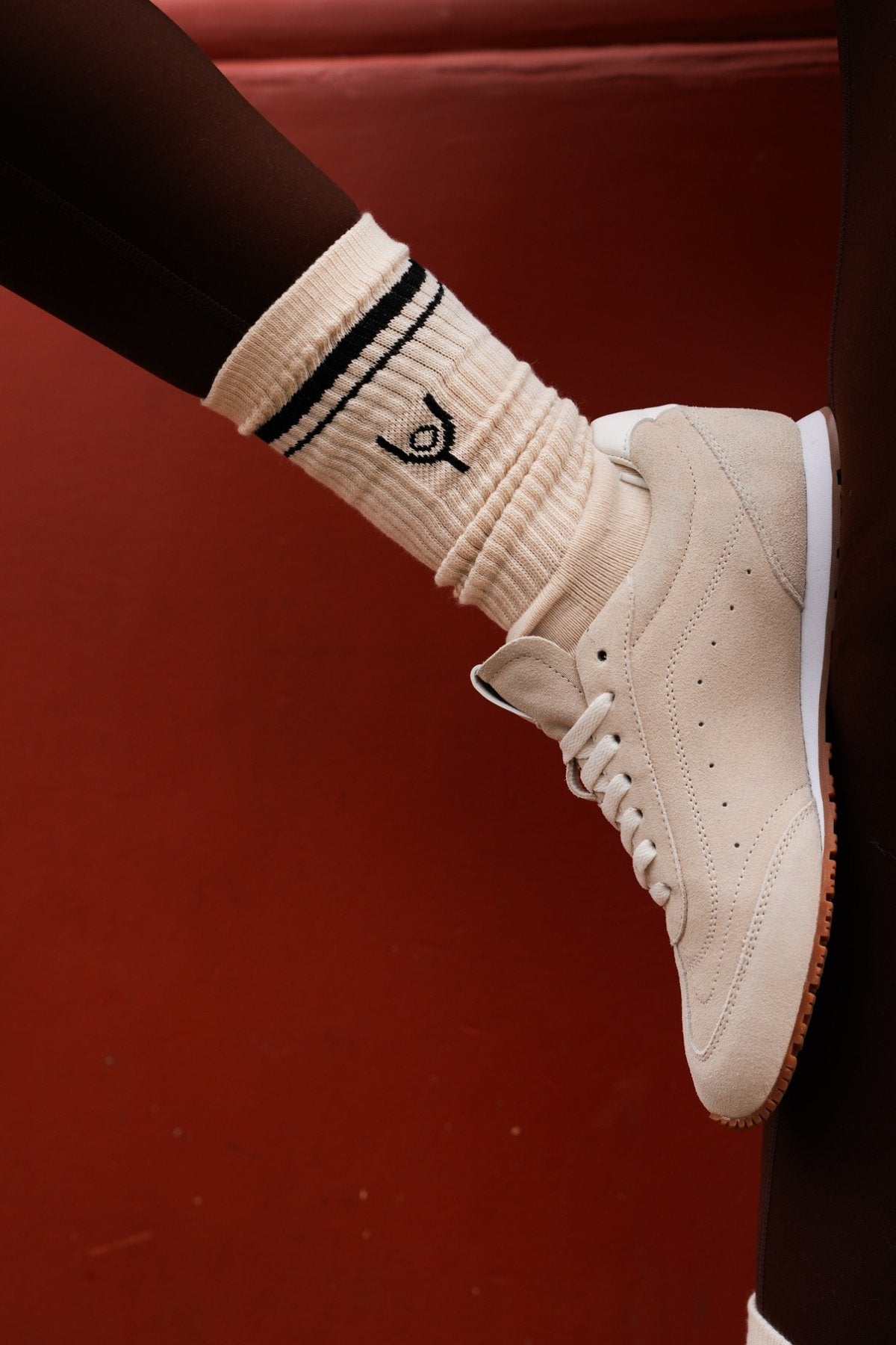 Y logo 3 pack Socks barley