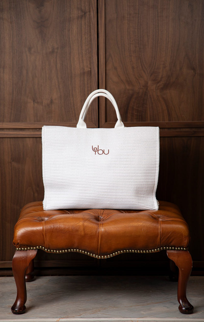 Borsa tote Signet | bianca