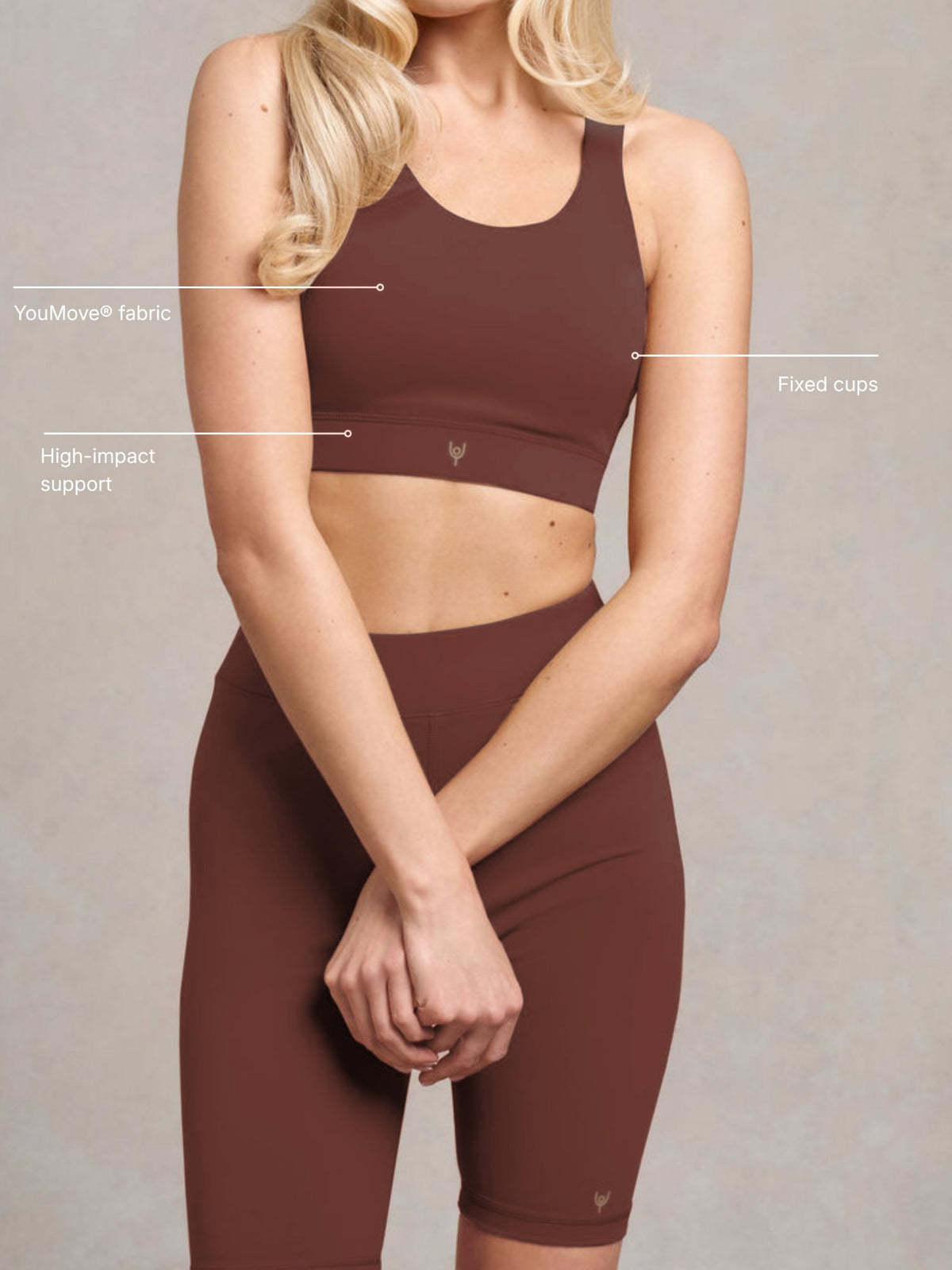 Stareton YouMove® Sports Bra In Colour Potting Soil